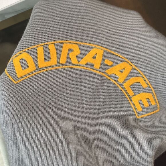 Vintage Shimano Retro Striped Bicycle Gray Jersey - Picture 4 of 7